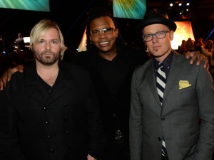 Tait (middle) with dc Talk
